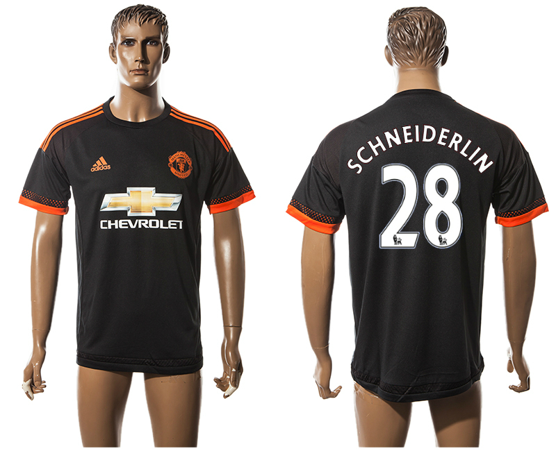 2015-16 Manchester United 28 SCHNEIDERLIN Third Away Thailand Jersey
