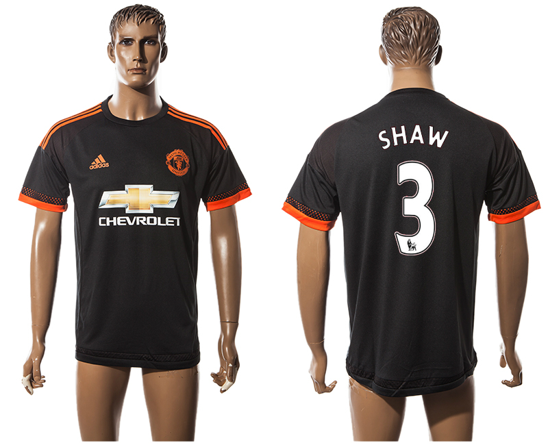 2015-16 Manchester United 3 SHAW Third Away Thailand Jersey