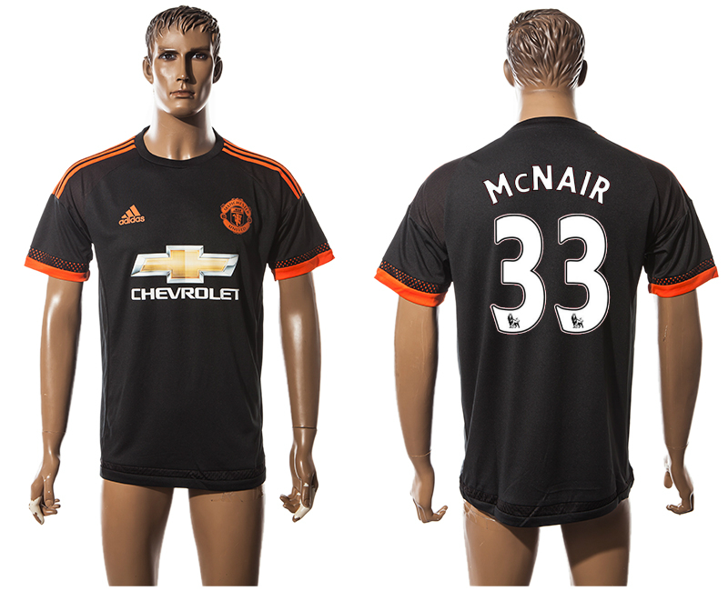 2015-16 Manchester United 33 McNAIR Third Away Thailand Jersey