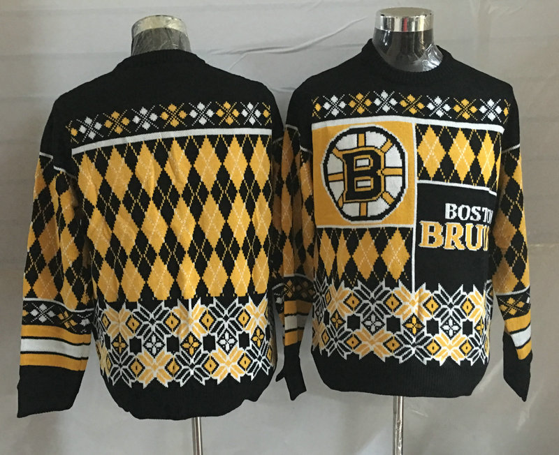 Boston Bruins Crew Neck Men's Ugly Sweater2