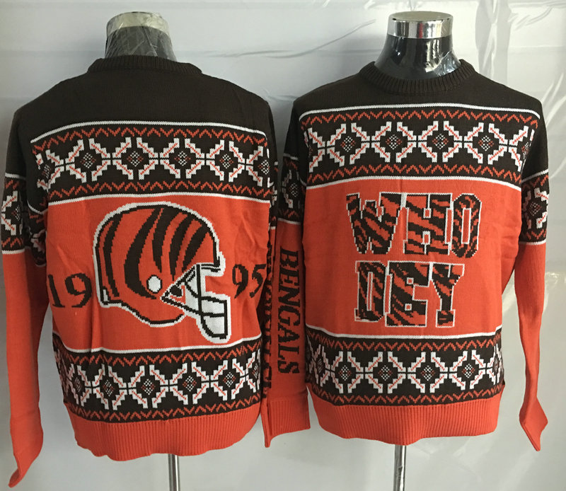 Cincinnati Bengals Crew Neck Men's Ugly Sweater