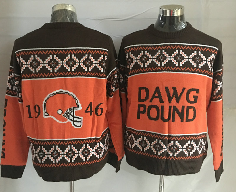 Cleveland Browns Crew Neck Men's Ugly Sweater2