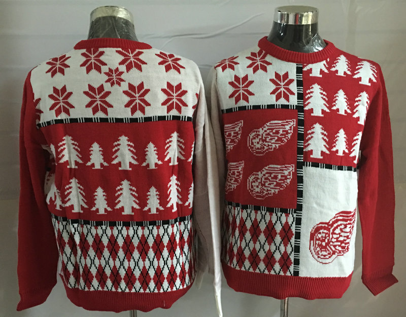Detroit Red Wings Crew Neck Men's Ugly Sweater