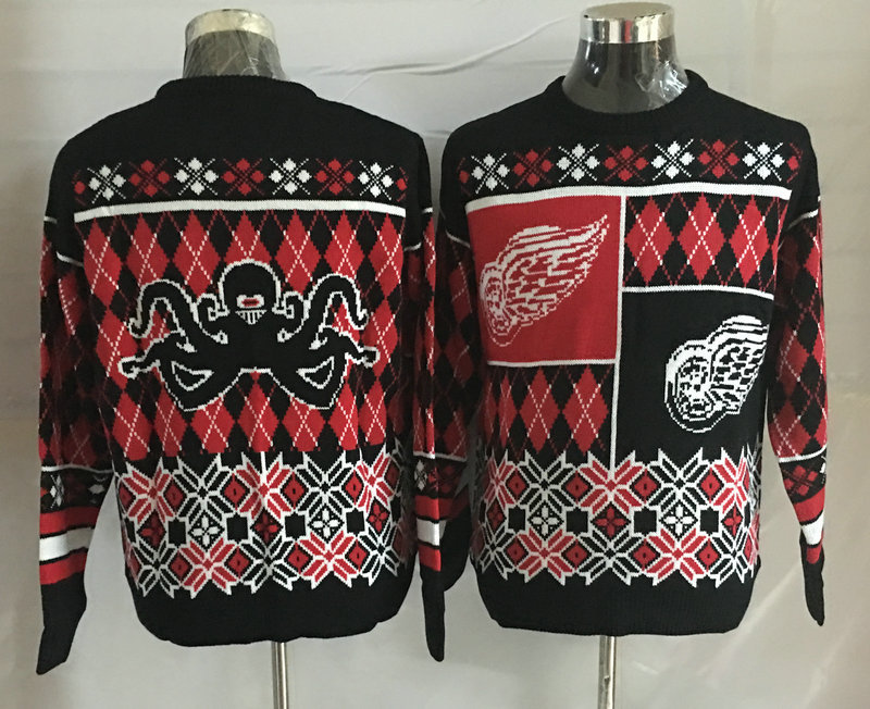 Detroit Red Wings Crew Neck Men's Ugly Sweater2