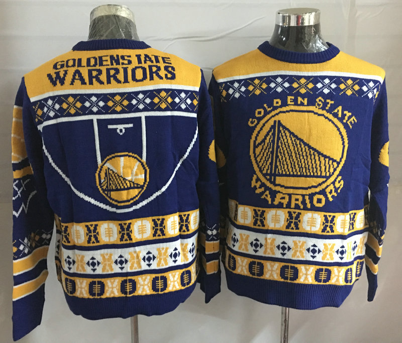 Golden State Warriors Crew Neck Men's Ugly Sweater