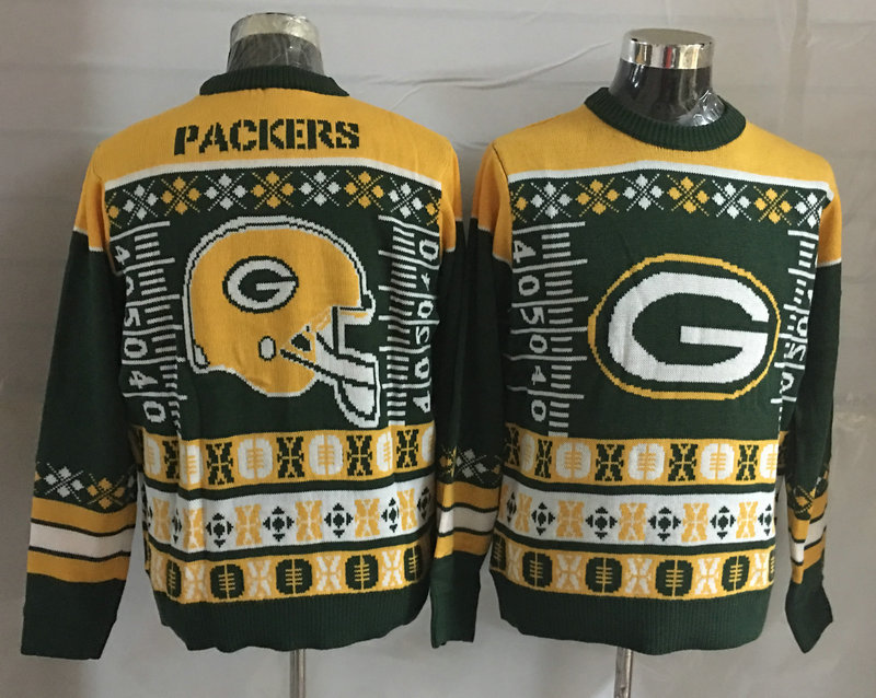 Green Bay Packers Crew Neck Men's Ugly Sweater2