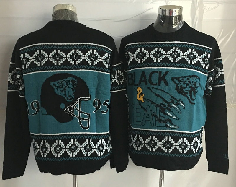 Jacksonville Jaguars Crew Neck Men's Ugly Sweater