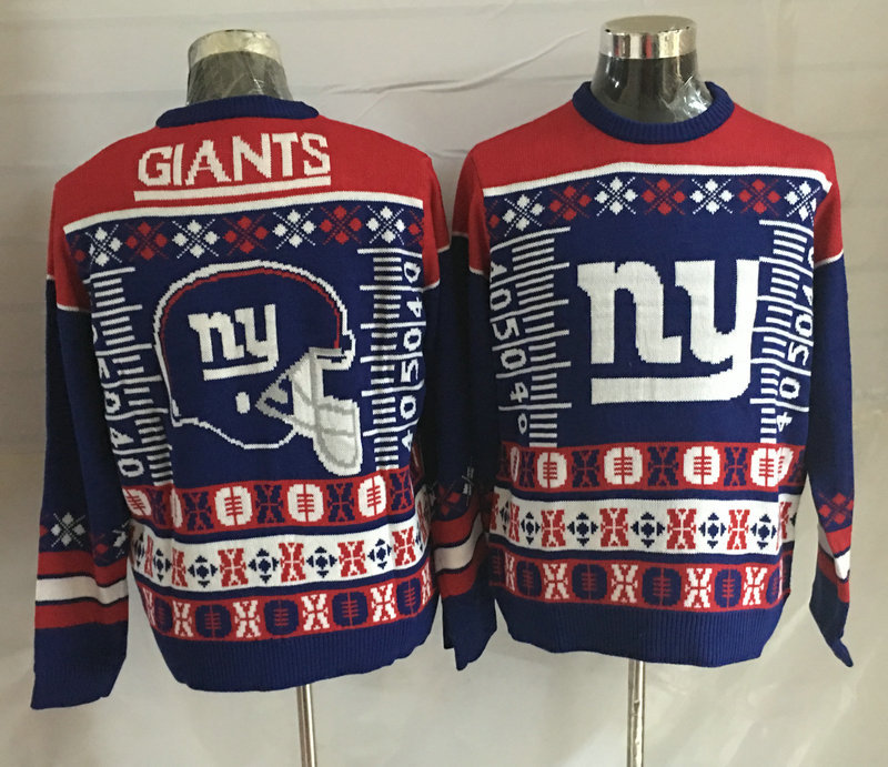 New York Giants Crew Neck Men's Ugly Sweater2