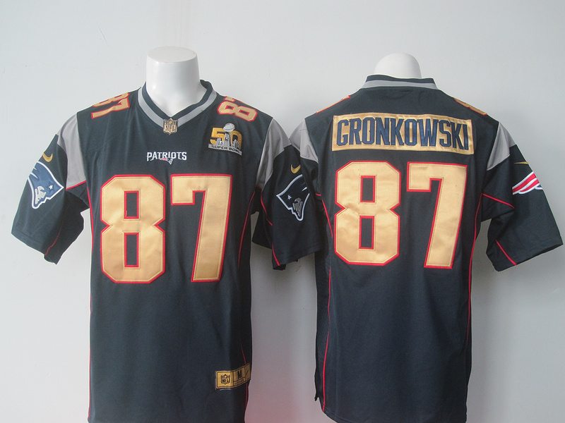 Nike Patriots 87 Rob Gronkowski Blue Super Bowl 50 Generic Limited Jersey Nike Patriots 87 Rob Gronkowski Blue Super Bowl 50 Generic Limited Jersey