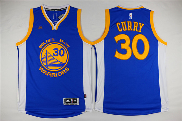 Warriors 30 Stephen Curry Blue Swingman Jersey - Click Image to Close