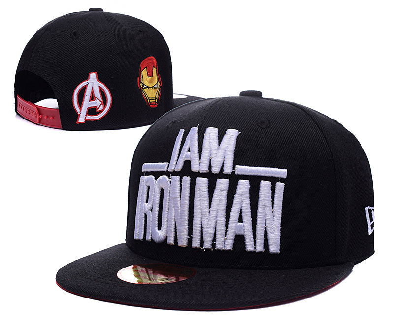 I Am Iron Man Black Adjustable Hat LH