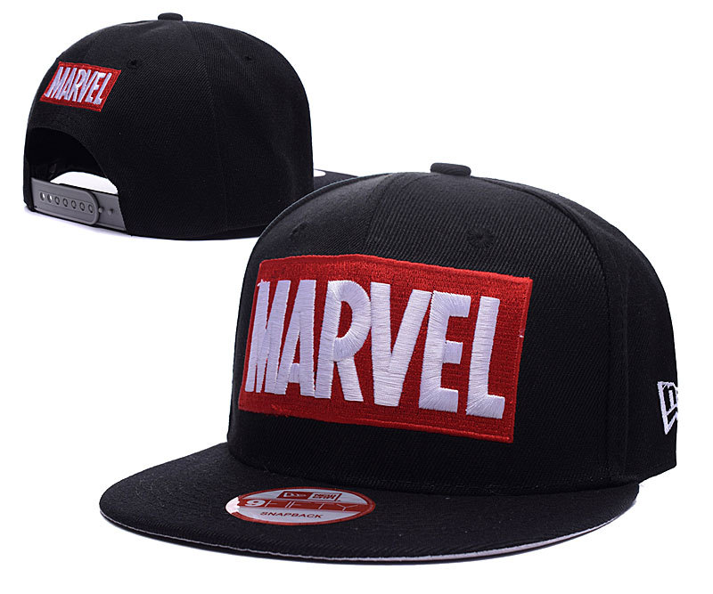 Marvel Black Adjustable Hat