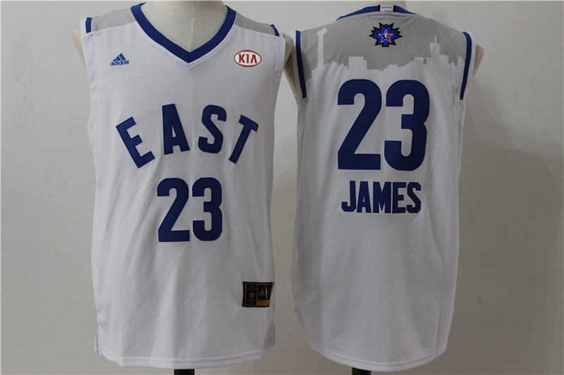 Cavaliers 23 Lebron James White 2016 All Star East Jersey