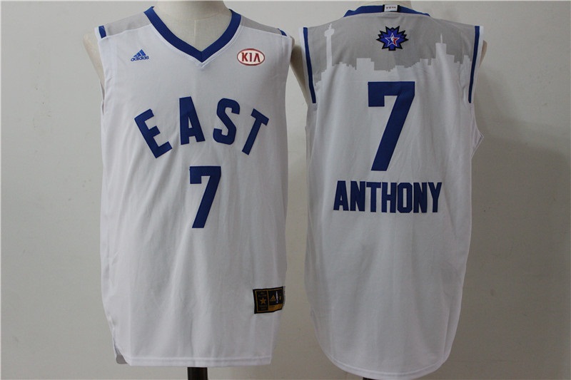 Knicks 7 Carmelo Anthony White 2016 All Star East Jersey