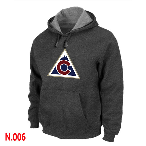 Avalanche Dark Grey Team Logo Pullover Hoodie