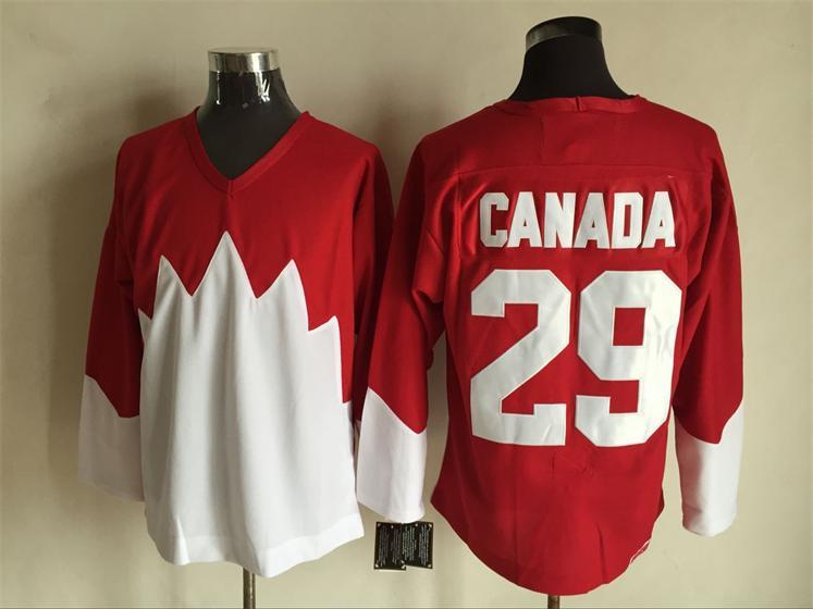 Team Canada 29 Red 1972 Commemorative CCM Jersey