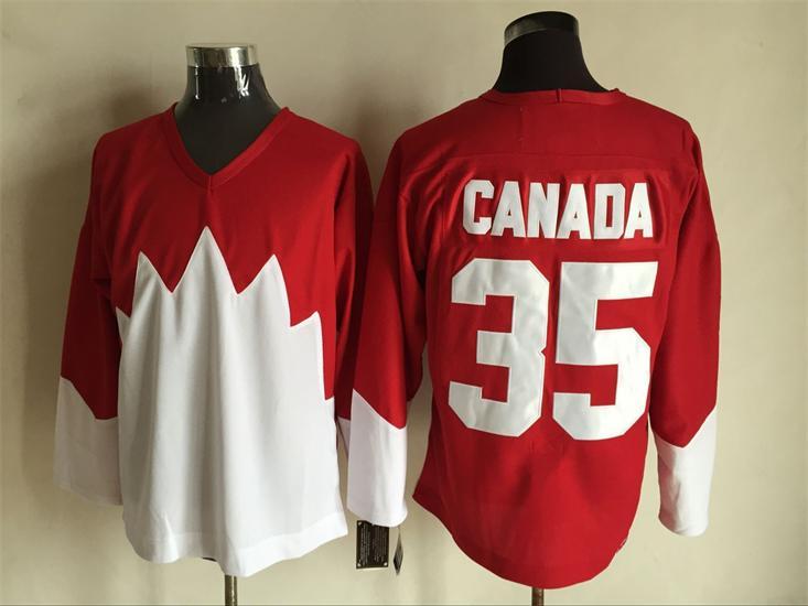 Team Canada 35 Red 1972 Commemorative CCM Jersey