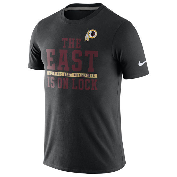Nike Redskins Black 2015 NFC East Champions Men's T Shirt