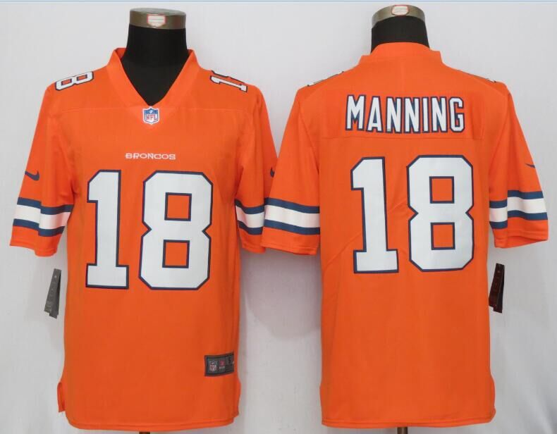 Nike Broncos 18 Peyton Manning Orange Youth Color Rush Limited Jersey Nike Broncos 18 Peyton Manning Orange Youth Color Rush Limited Jersey