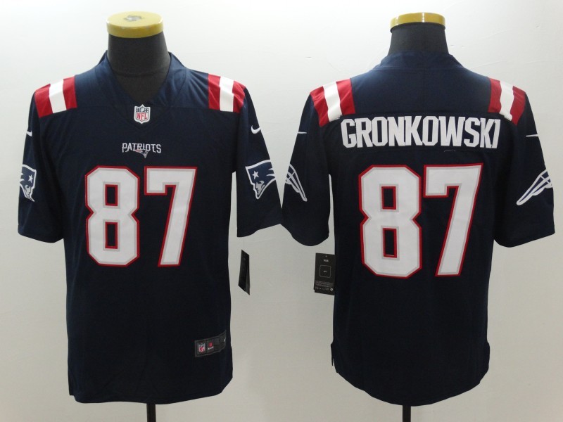 Nike Patriots 87 Rob Gronkowski Navy Youth Color Rush Limited Jersey