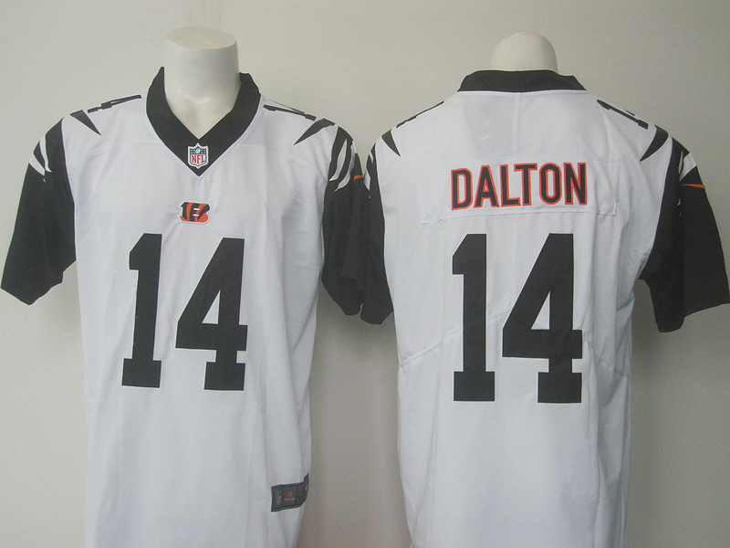 Nike Bengals 14 Andy Dalton White Color Rush Limited Jersey