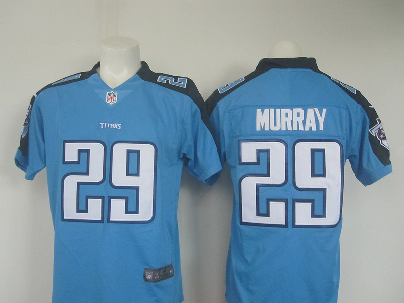 Nike Titans 29 DeMarco Murray Light Blue Youth Color Rush Limited Jersey