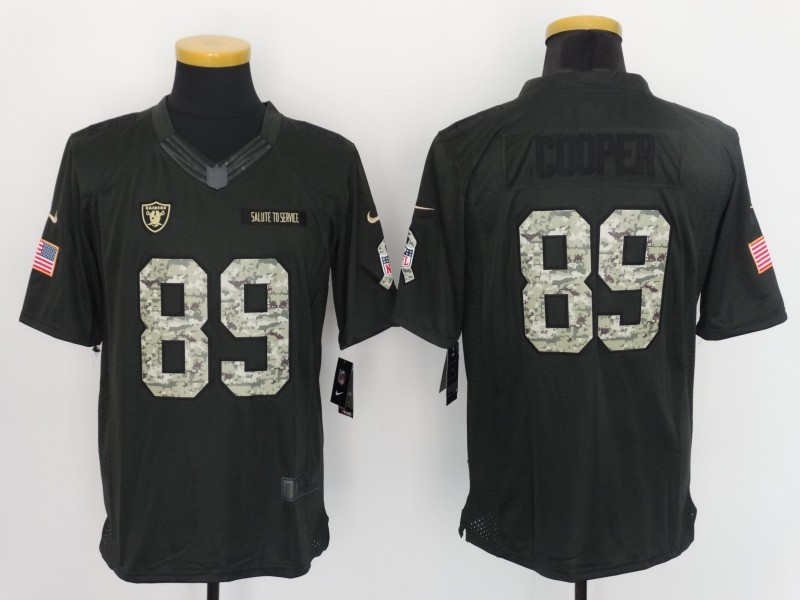 Nike Raiders 89 Amari Cooper Anthracite Salute to Service Limited Jersey