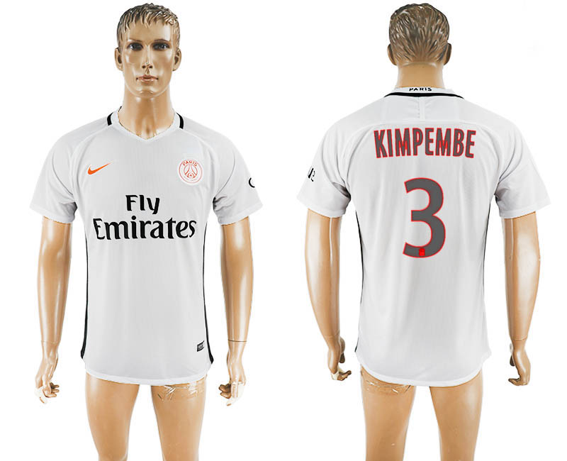 2016-17 Paris Saint-Germain 3 KIMPEMBE Third Away Thailand Soccer Jersey