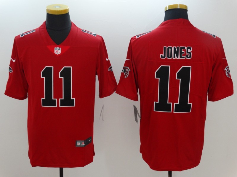 Nike Falcons 11 Julio Jones Red Youth Color Rush Limited Jersey