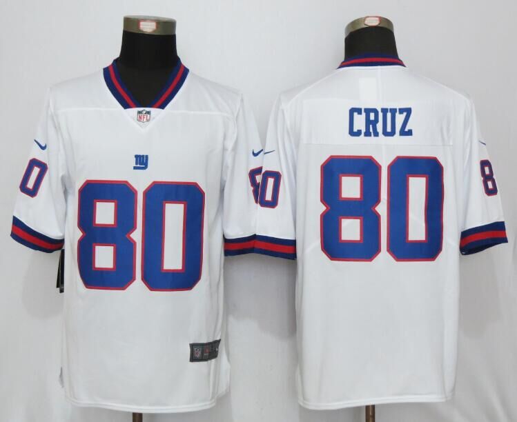 Nike Giants 80 Victor Cruz White Youth Color Rush Limited Jersey