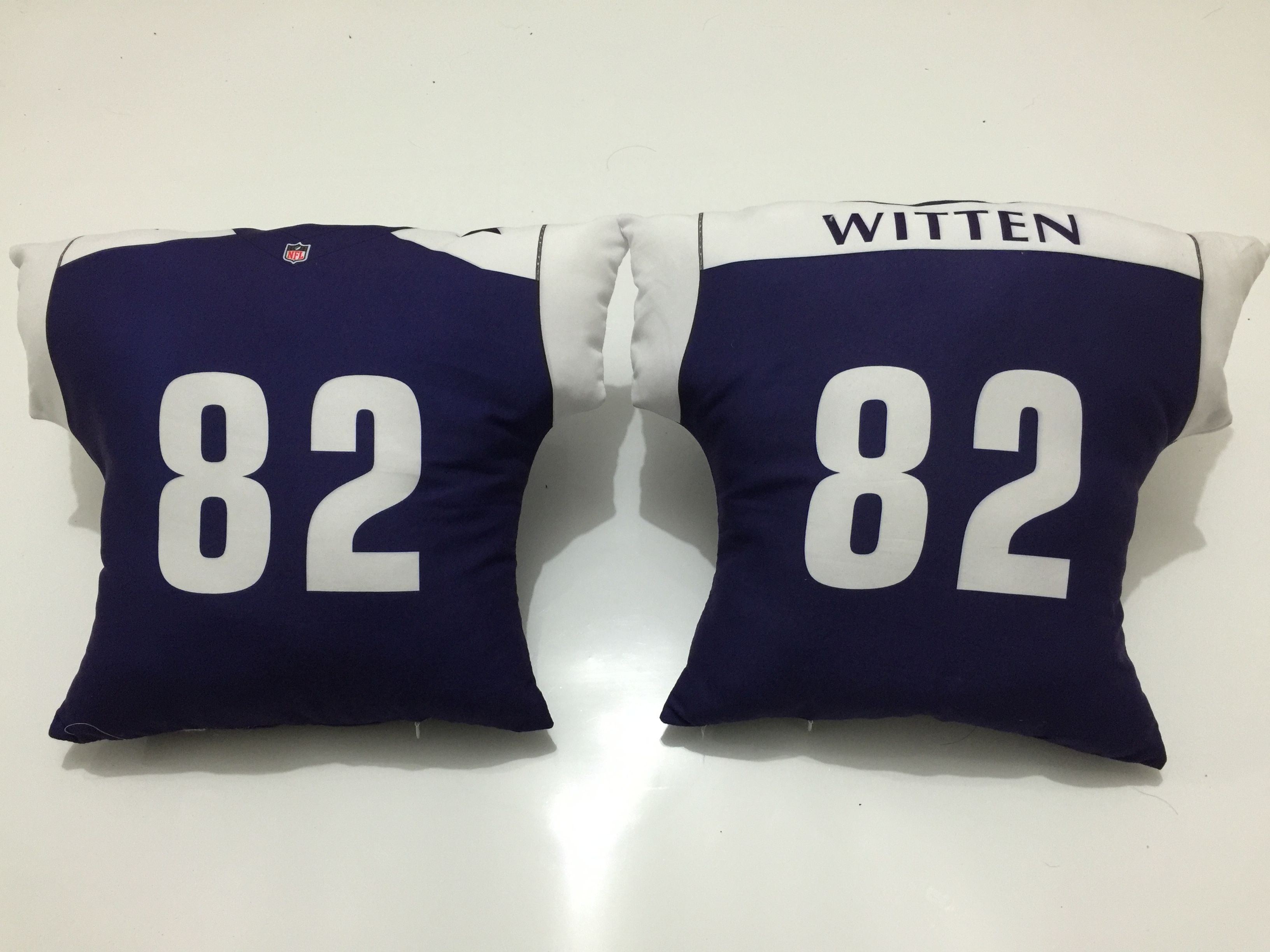 Dallas Cowboys 82 Jason Witten Navy Throwback NFL Pillow