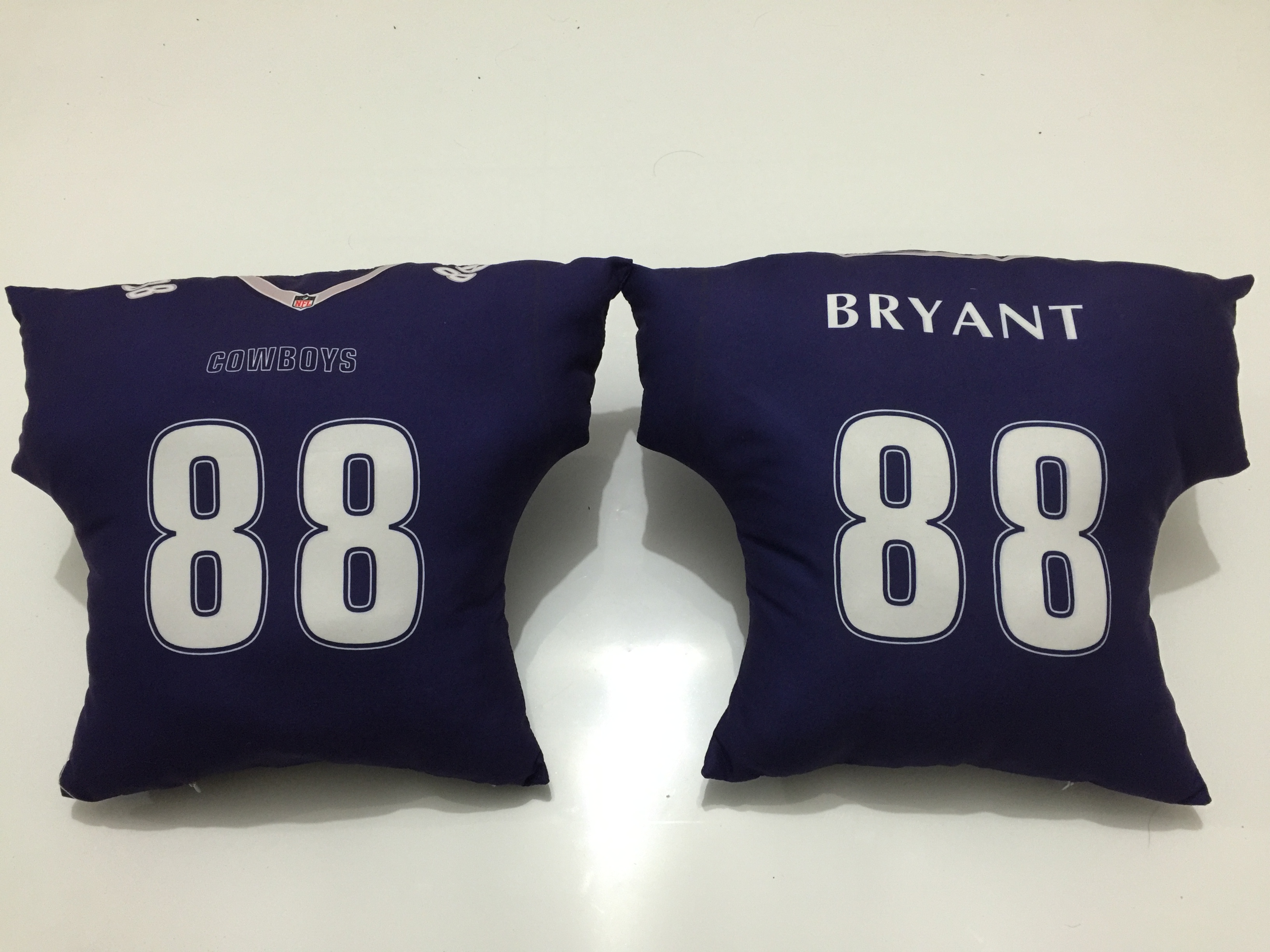 Dallas Cowboys 88 Dez Bryant Navy NFL Pillow