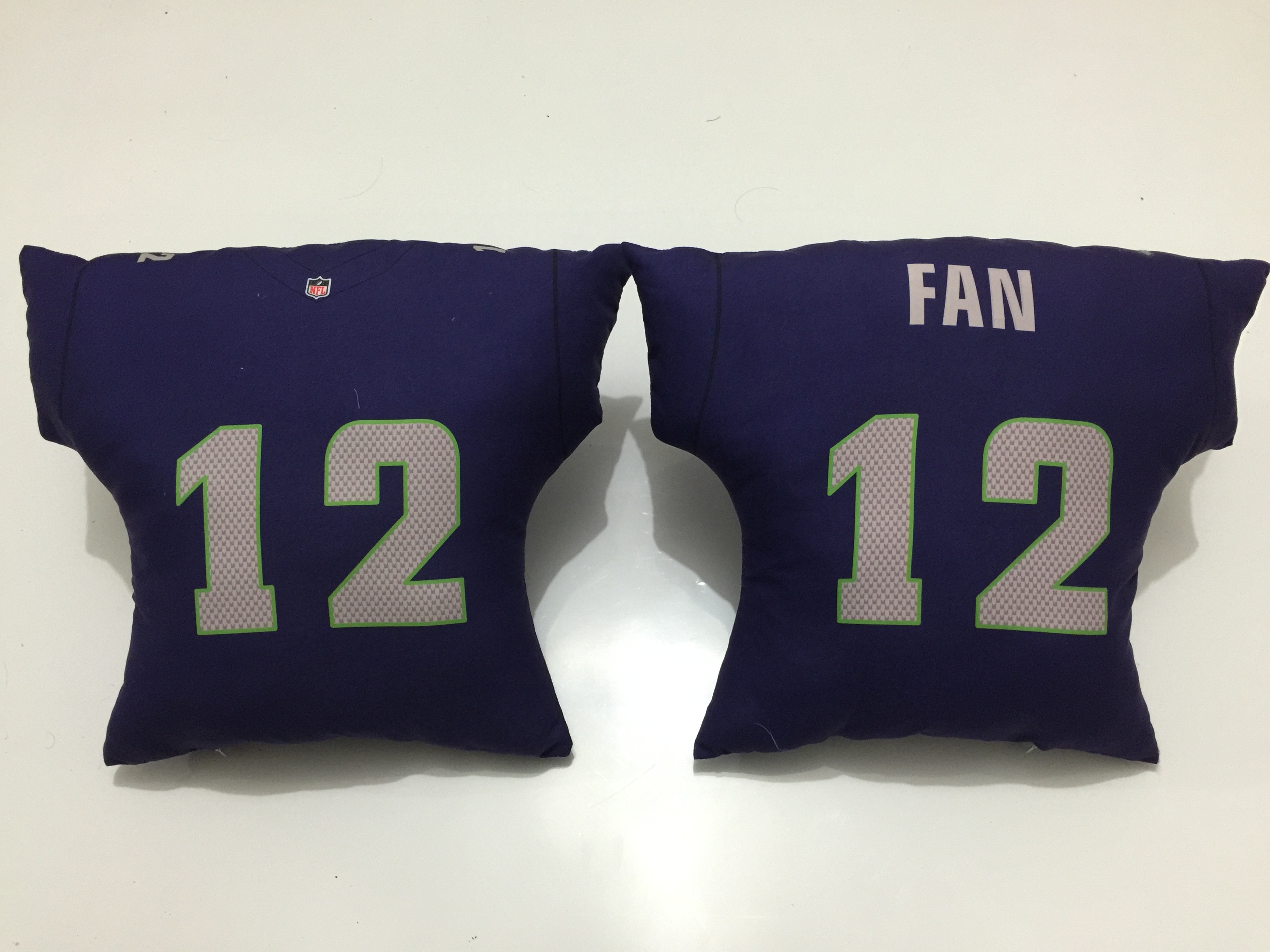 Seattle Seahawks 12 Fan Navy NFL Pillow