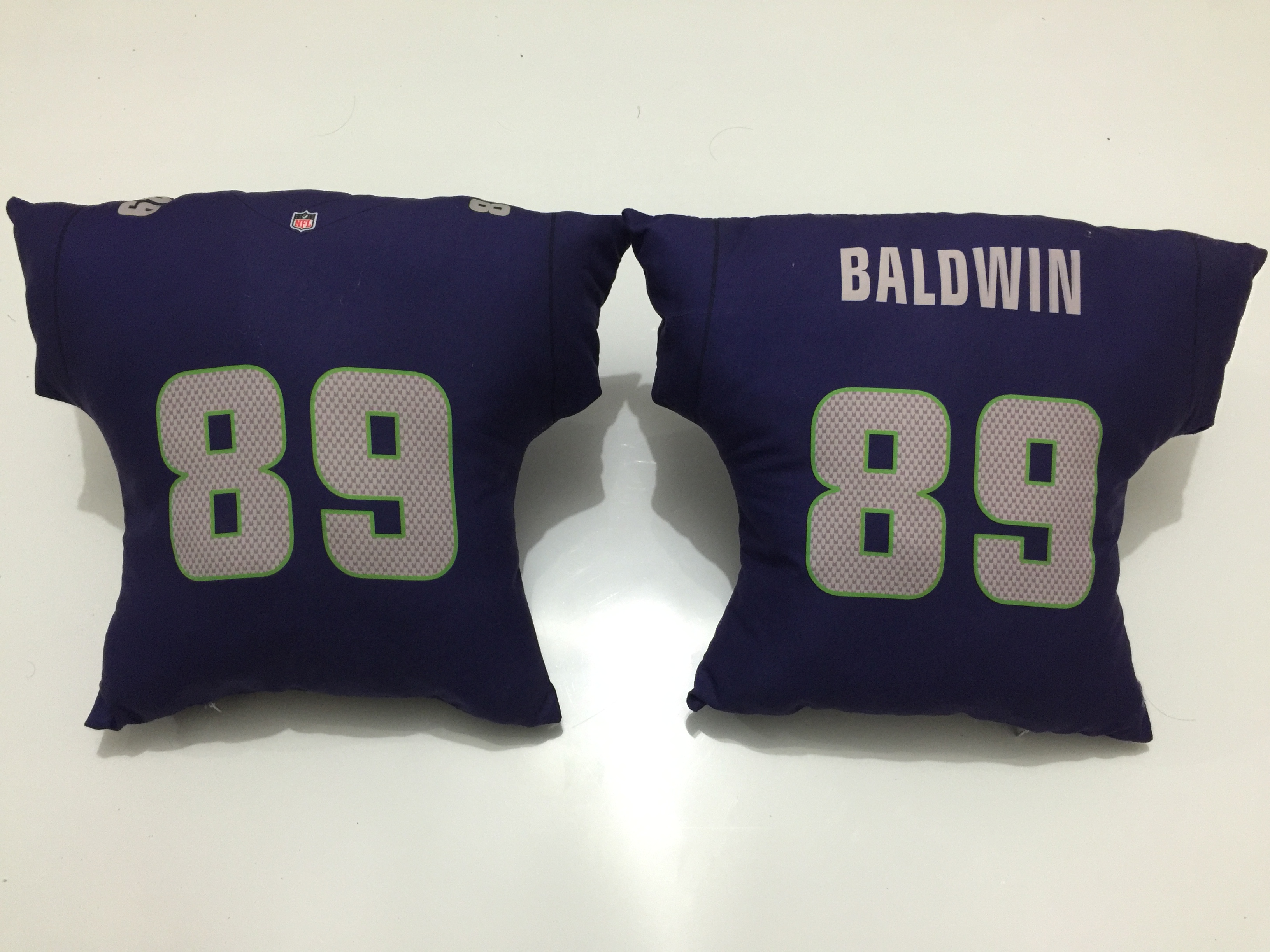 Seattle Seahawks 89 Doug Baldwin Navy NFL Pillow