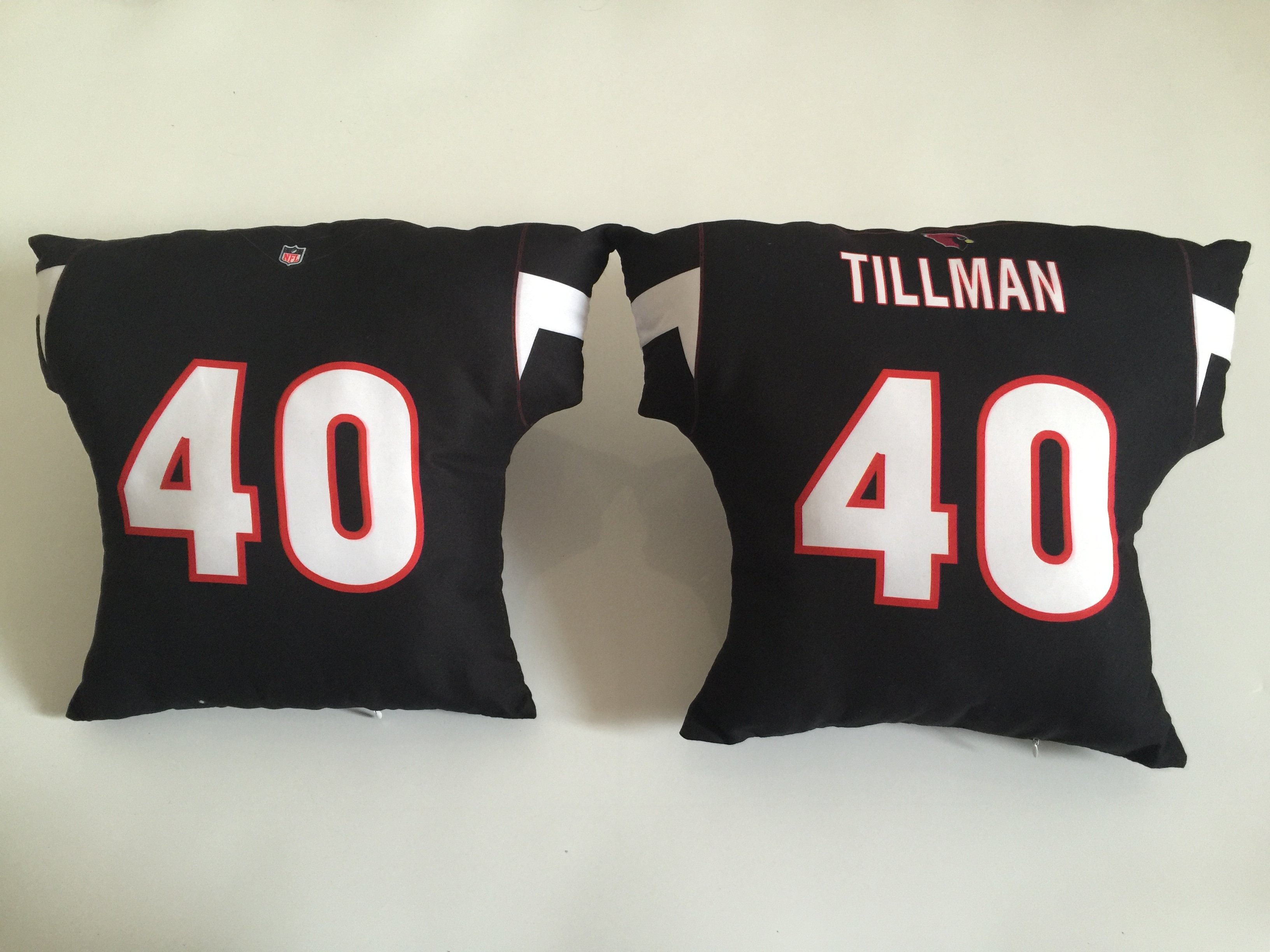 Arizona Cardinals 40 Pat Tillman Black NFL Pillow