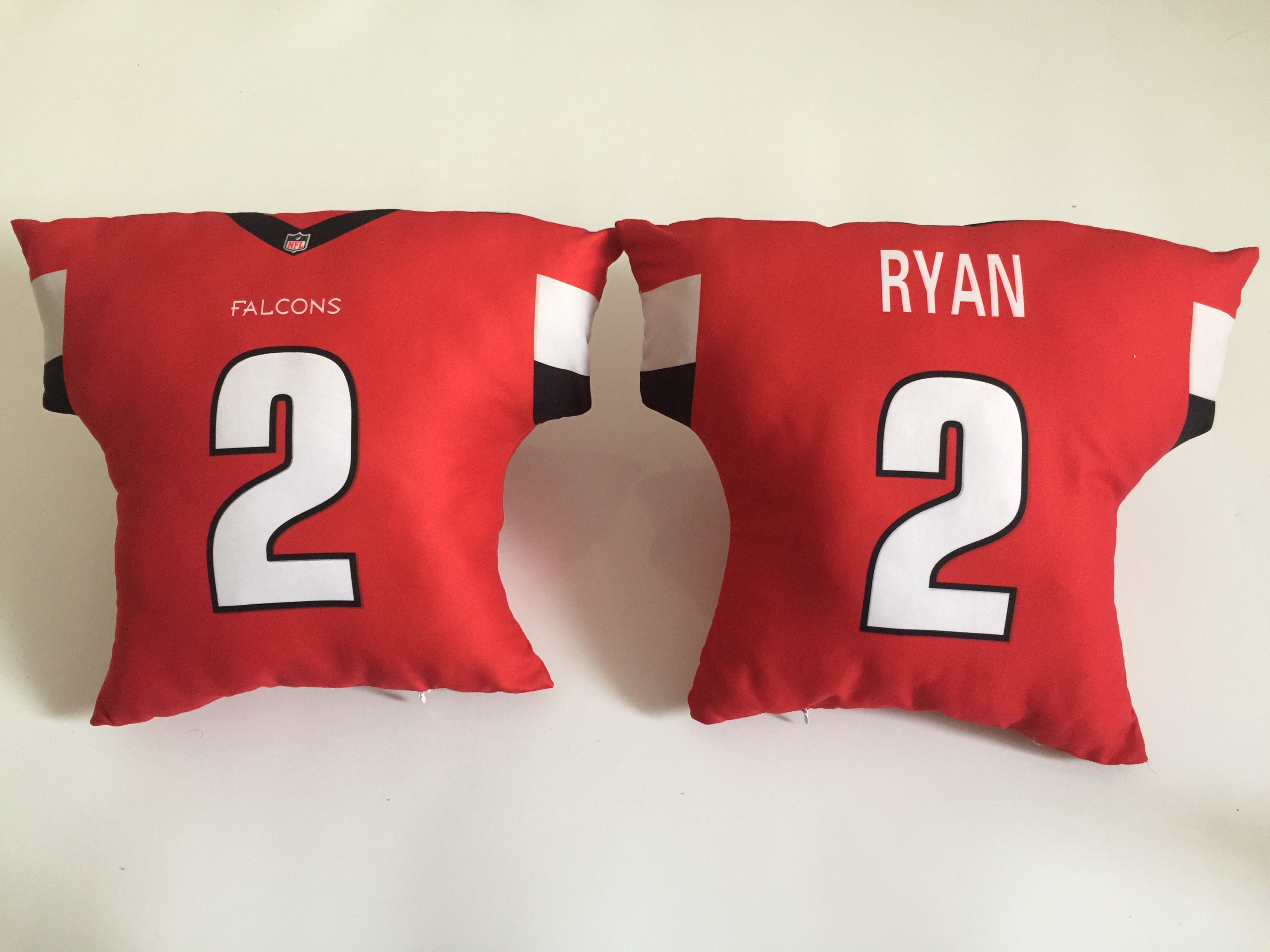 Atlanta Falcons 2 Matt Ryan Red NFL Pillow