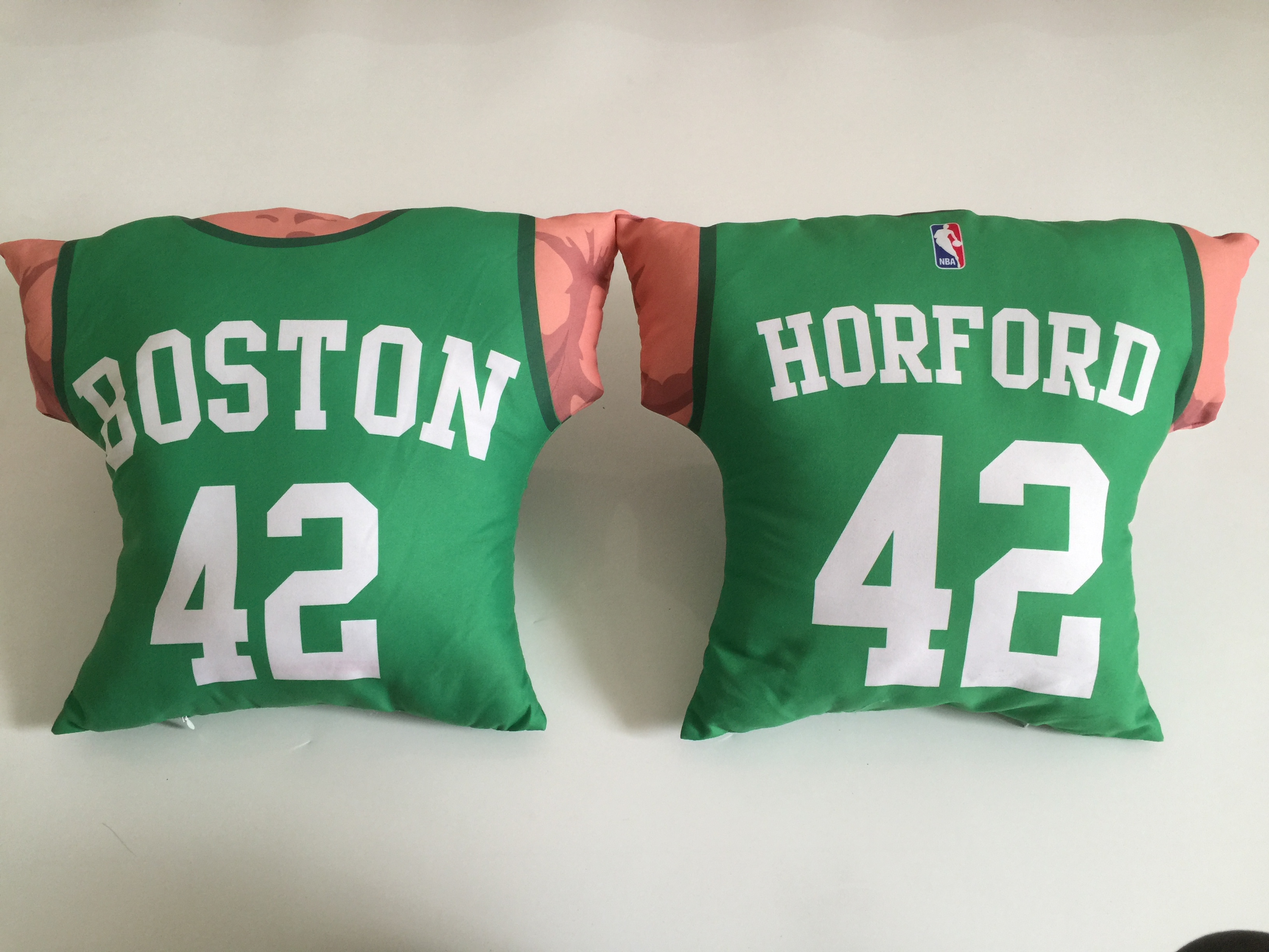 Boston Celtics 42 Al Horford Green NBA Pillow