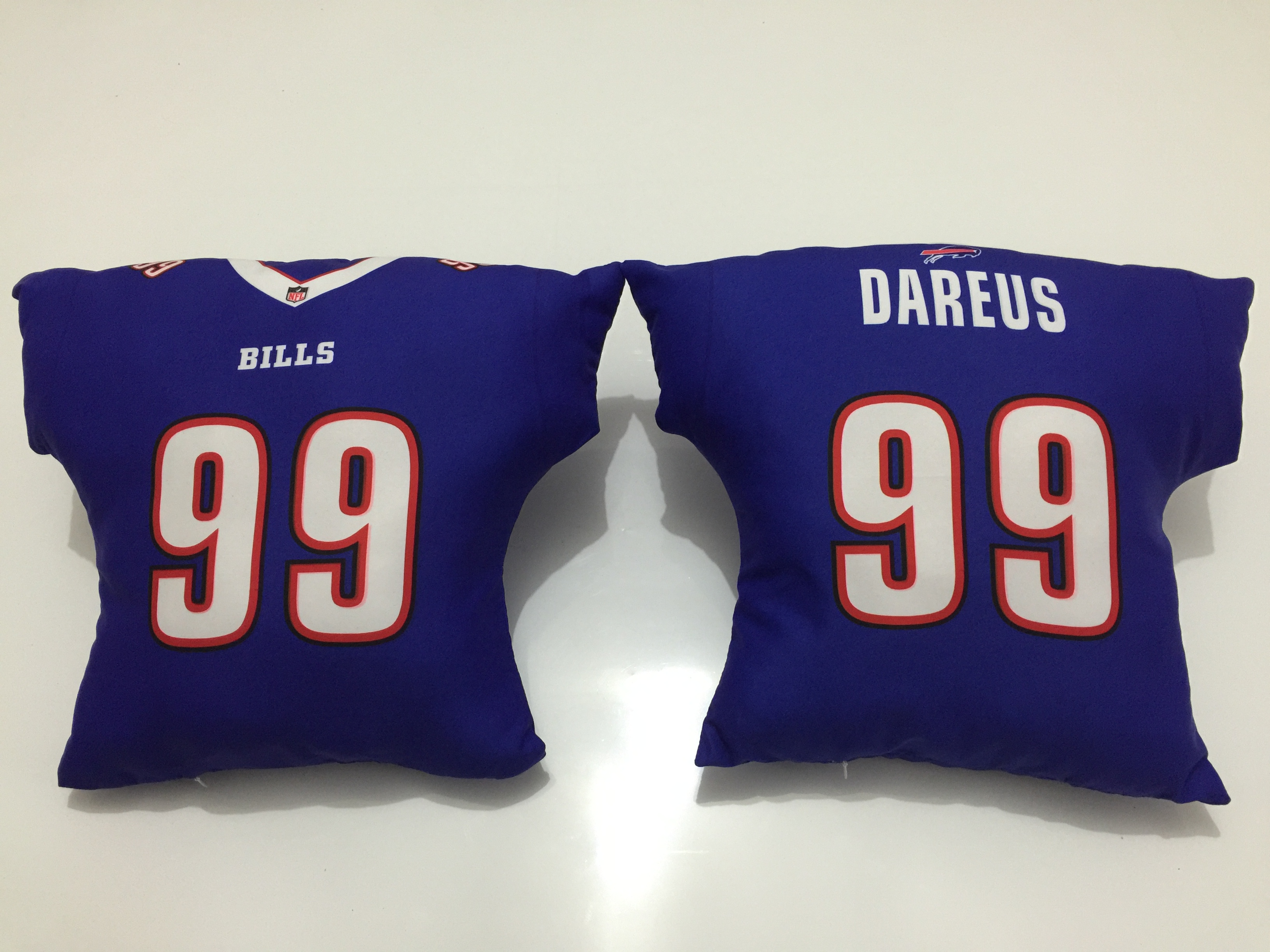 Buffalo Bills 99 Marcell Dareus Royal NFL Pillow