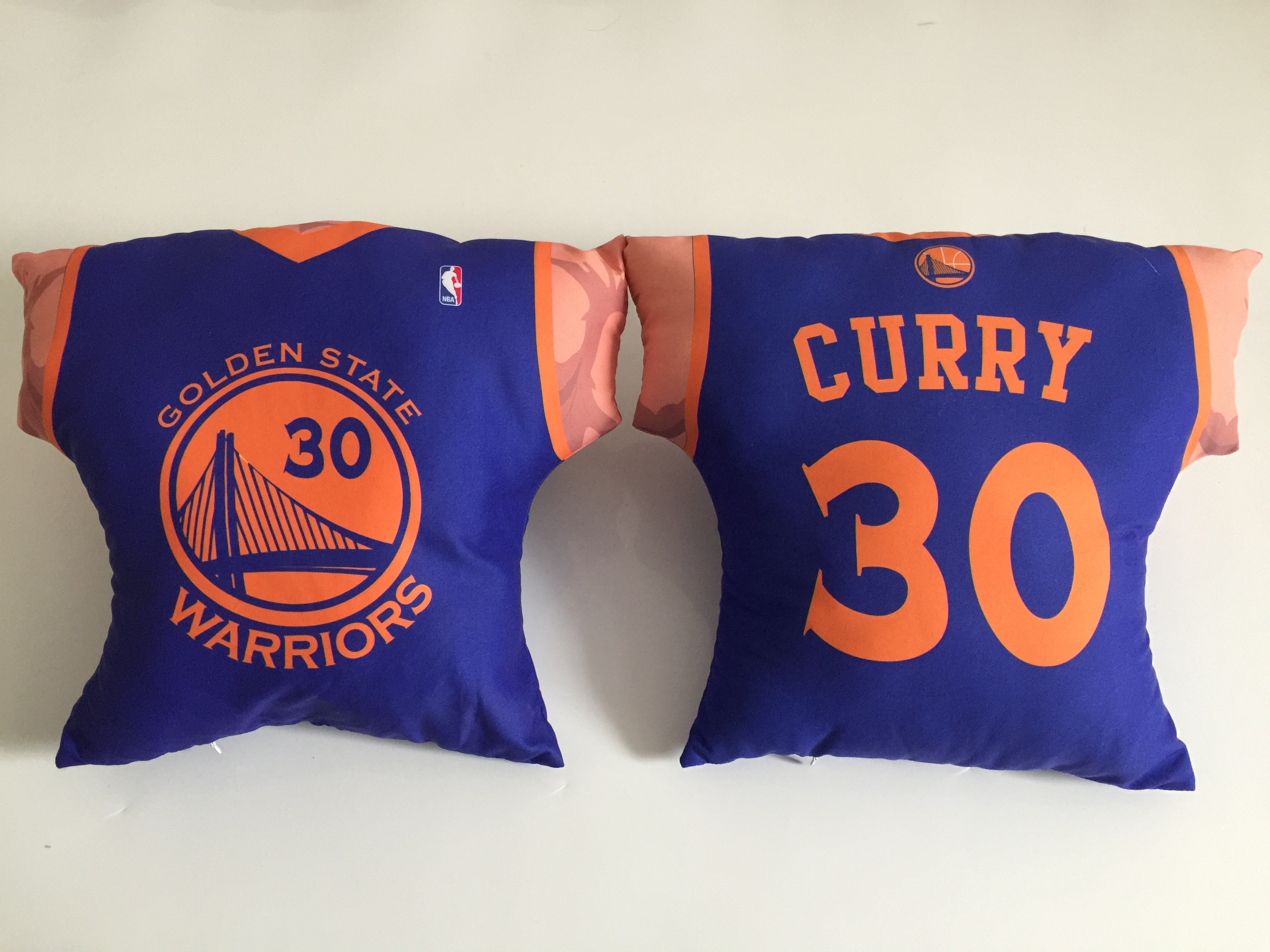 Golden State Warriors 30 Stephen Curry Royal NBA Pillow