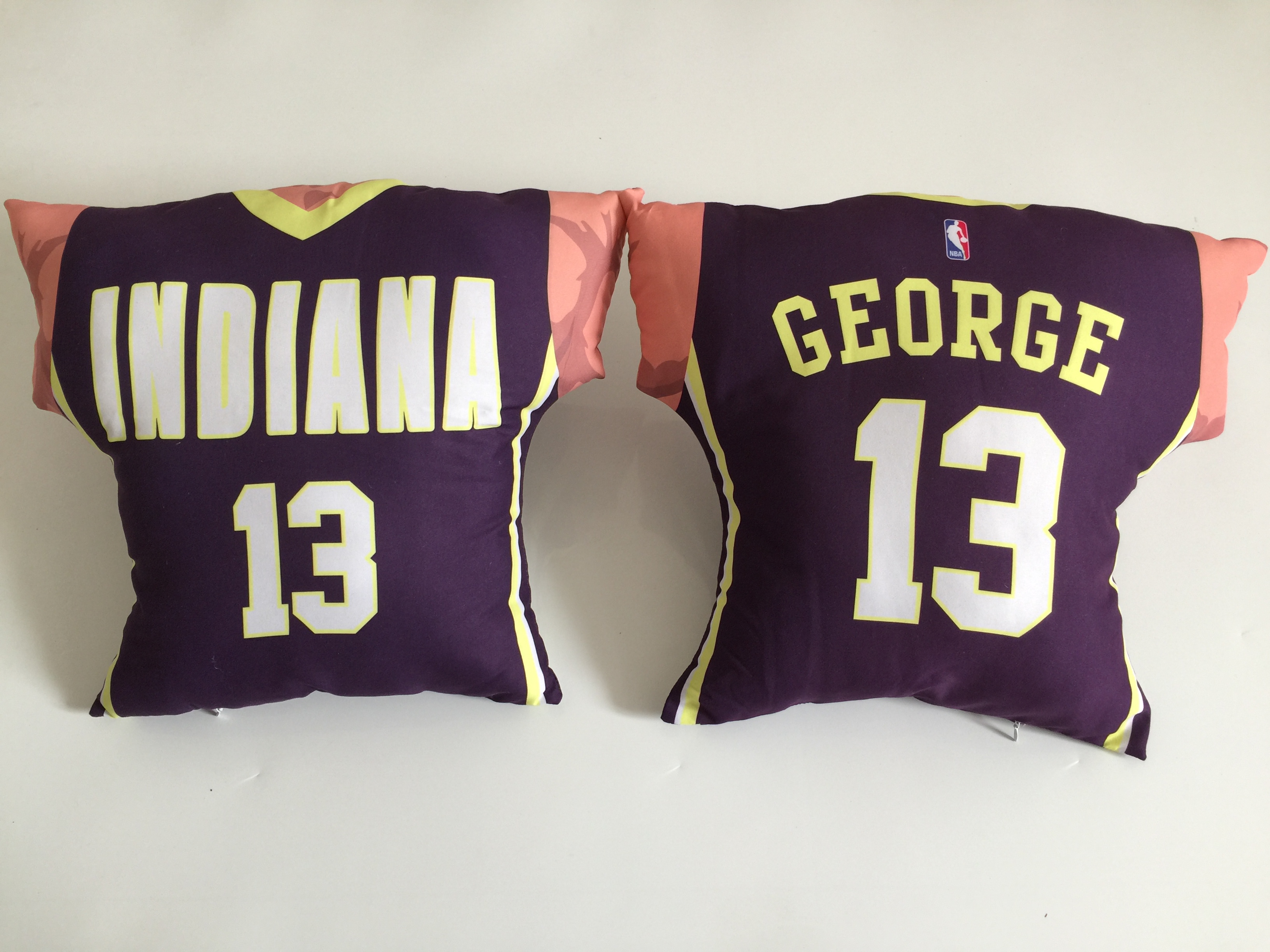 Indiana Pacers 13 Paul George Navy NBA Pillow