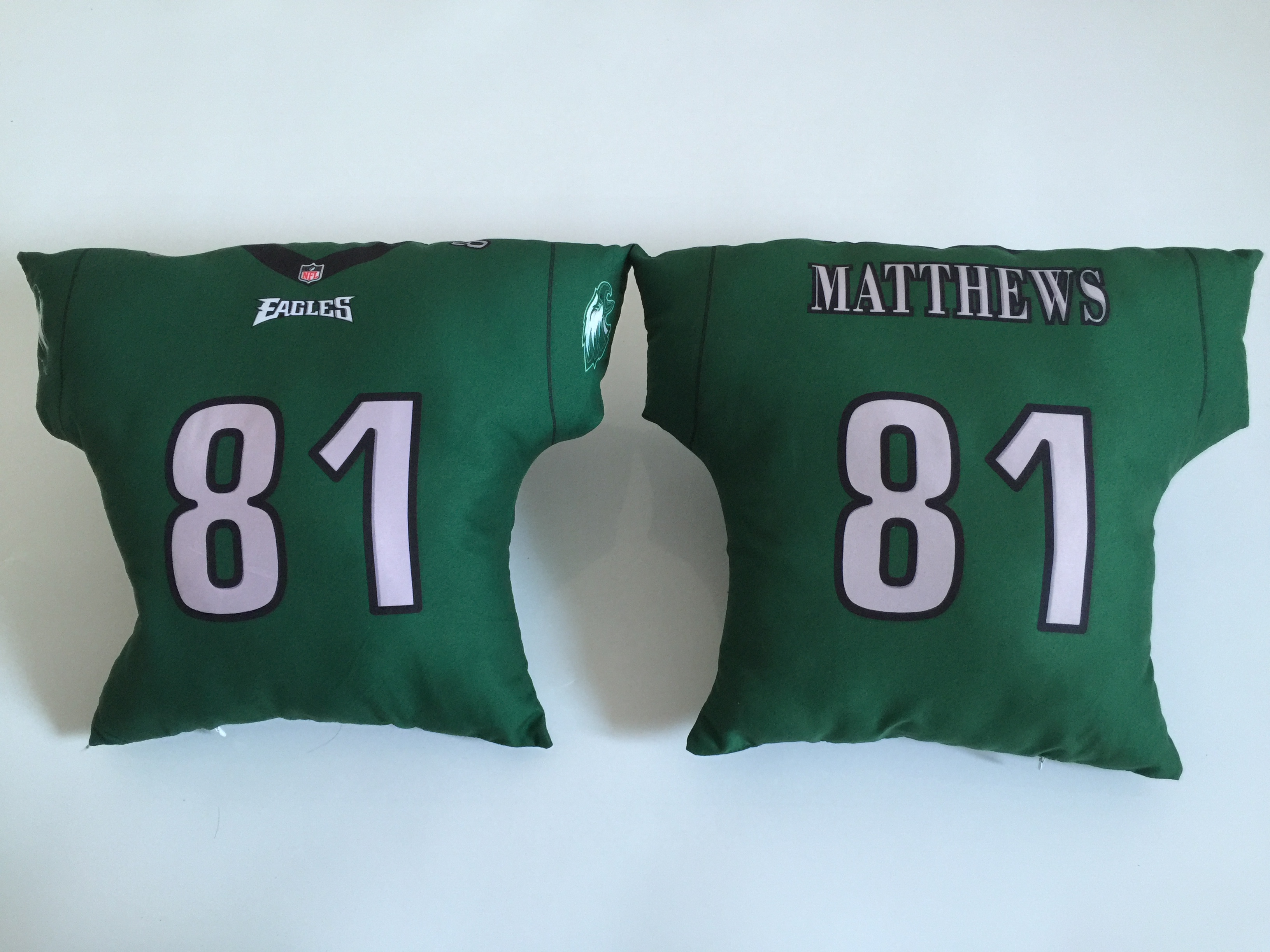 Philadelphia Eagles 81 Jordan Matthews Green NFL Pillow