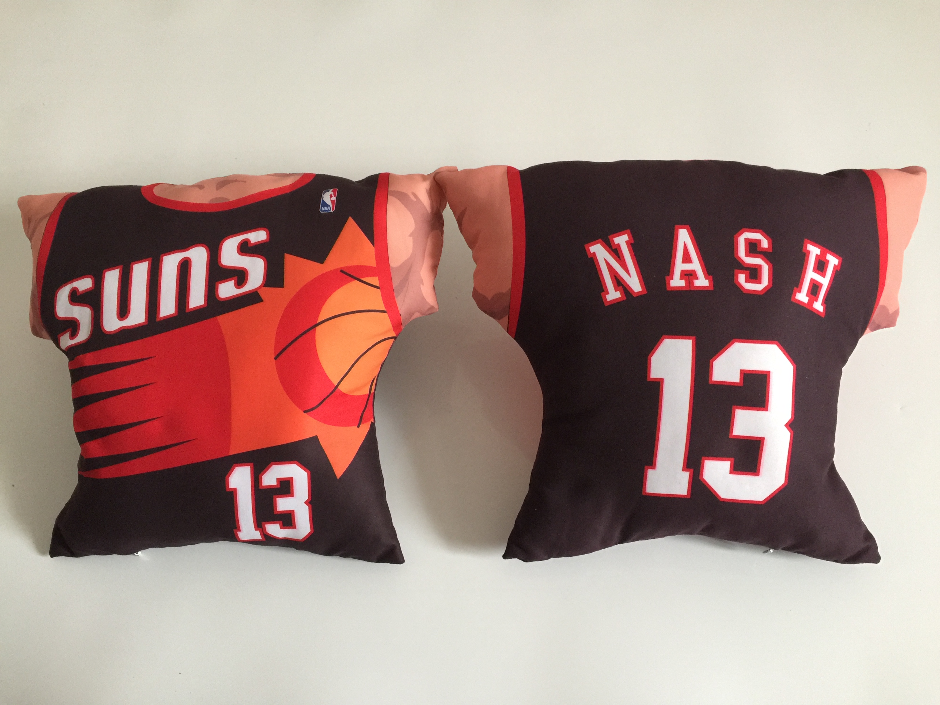 Phoenix Suns 13 Steve Nash Black NBA Pillow