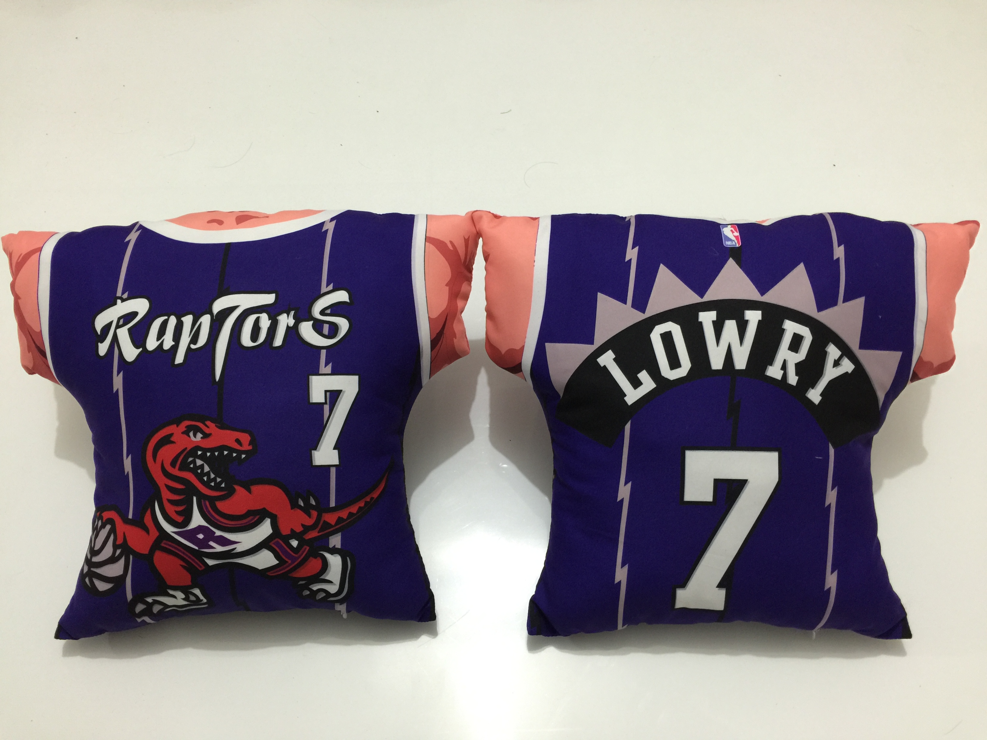 Toronto Raptors 7 Kyle Lowry Purple NBA Pillow