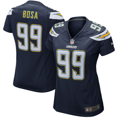 Nike Chargers 99 Joey Bosa Dark Blue Women Game Jersey - Click Image to Close