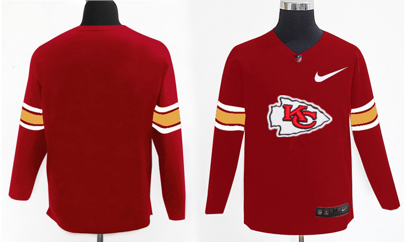 Nike Chiefs Team Logo Red Knit Sweater