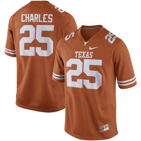 Texas Longhorns 25 Jamaal Charles Orange Nike College Jersey