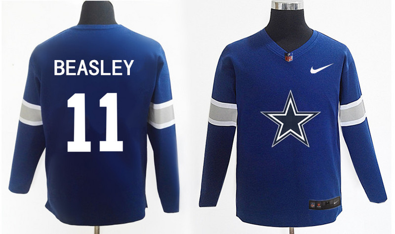 Nike Cowboys 11 Cole Beasley Navy Knit Sweater