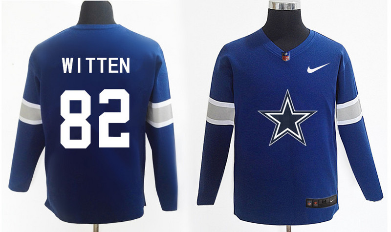 Nike Cowboys 82 Jason Witten Navy Knit Sweater - Click Image to Close