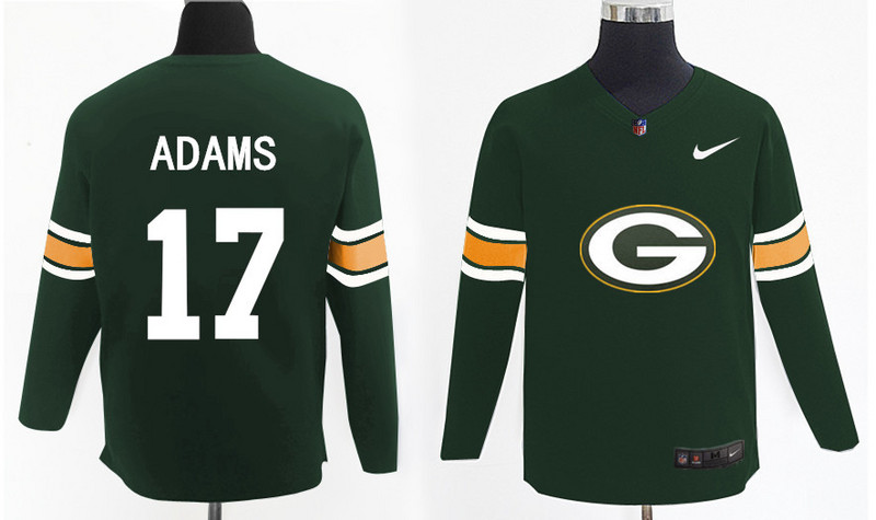Nike Packers 17 Davante Adams Green Knit Sweater