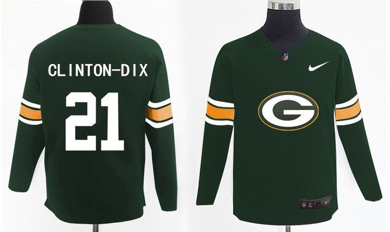Nike Packers 21 Ha Ha Clinton Dix Green Knit Sweater
